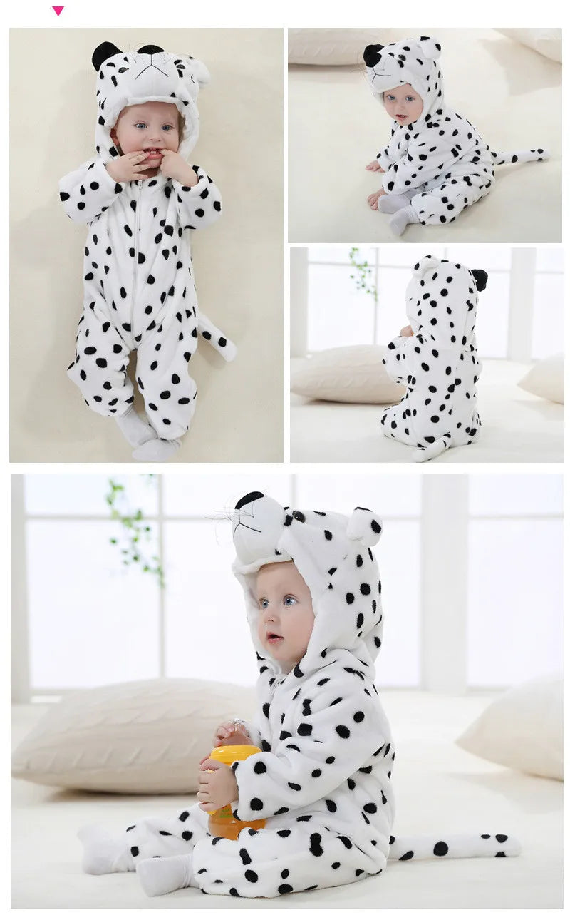 Kids Animal Onesie Pyjamas for Warm Winter Nights & Cozy Playtime