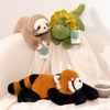 Long Arm Animal Plush Pillow - Soft Cuddly Stuffed Toy for Kids