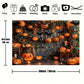 Pumpkin Halloween Backdrop - Autumn Party Banner for Photos & Decor