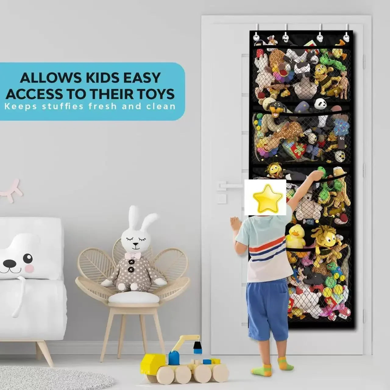 Over Door Hanging Toy Organizer
