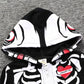 Skeleton Halloween Hooded Jumpsuit