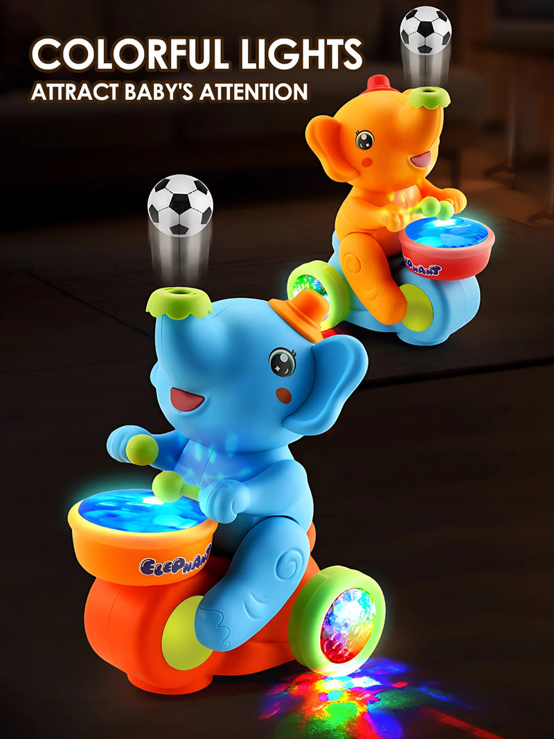 Elephant Floating Ball Toy with Lights and Music