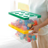 Colorful Stackable Building Block Storage Boxes
