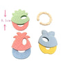 Fruit Silicone Baby Teether Toy Set