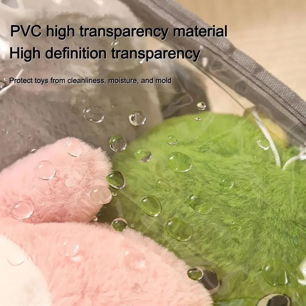 Clear PVC Toy Storage Box – Waterproof Foldable Organizer