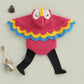 Baby Bird Costume Romper - Hooded Parrot Outfit with Wing Sleeves & Socks