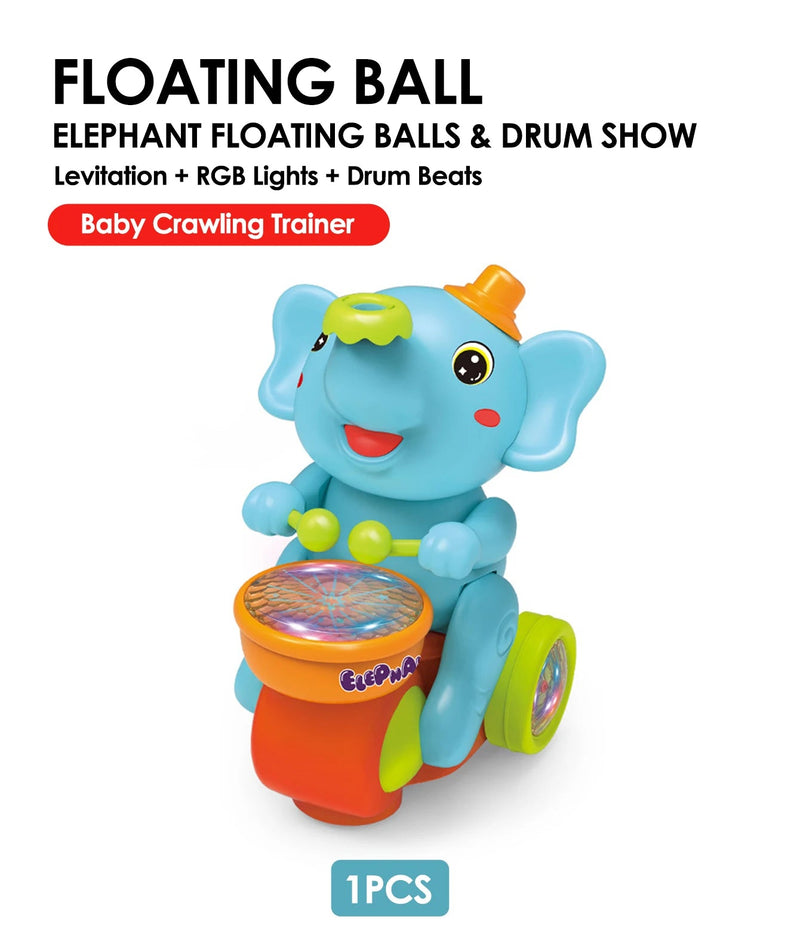 Elephant Floating Ball Toy with Lights and Music