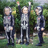 Skeleton Halloween Hooded Jumpsuit