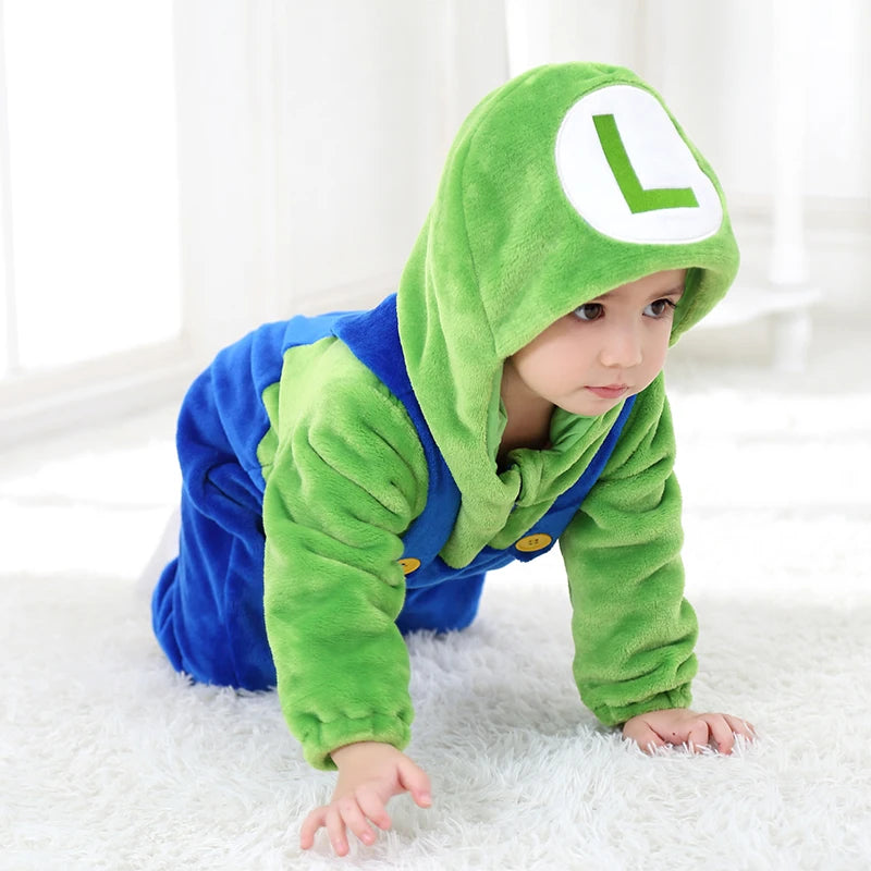 Baby Lion Onesie Costume - Soft Animal Romper with Hooded Mane