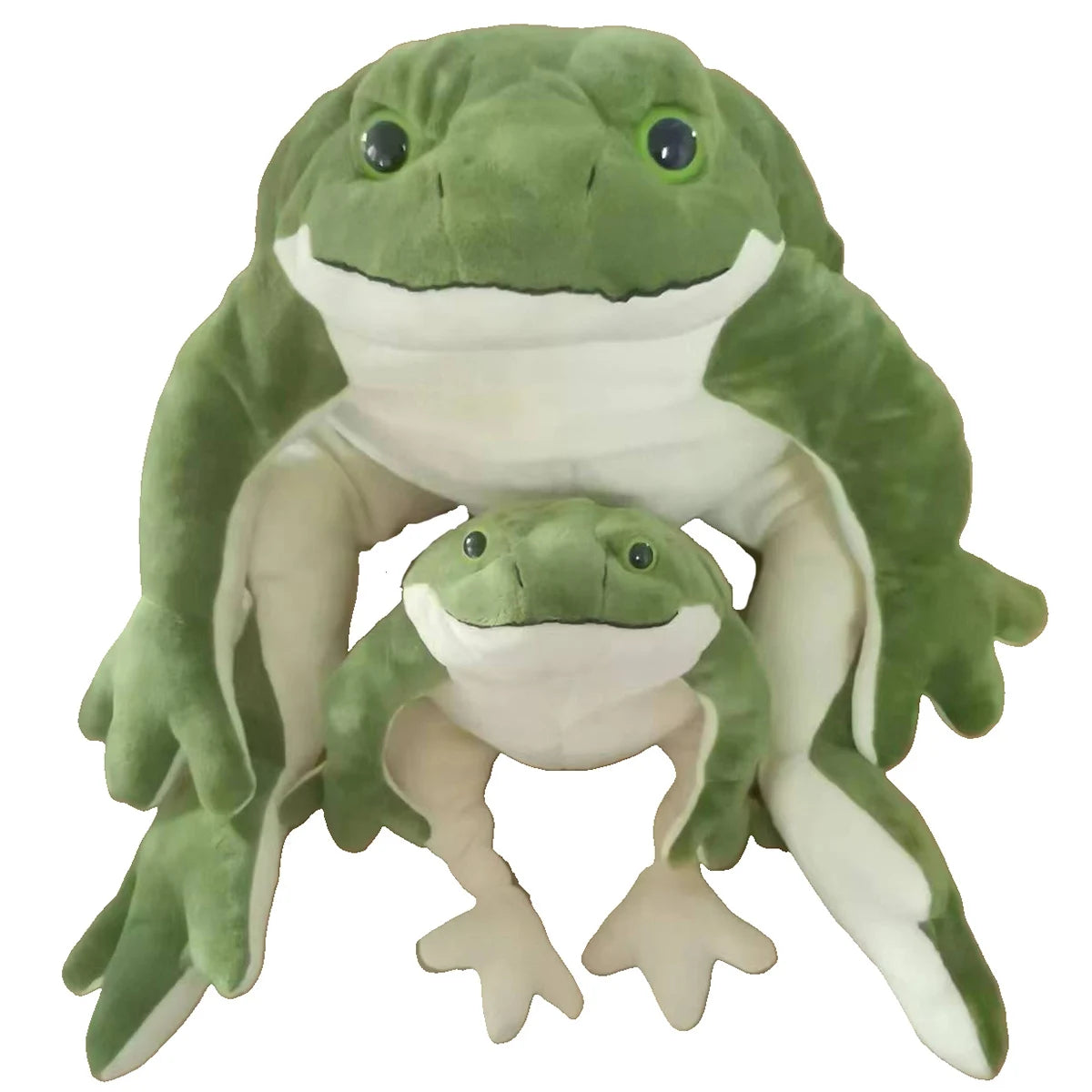 Frog Plush Toy - Soft Green Stuffed Animal for Kids