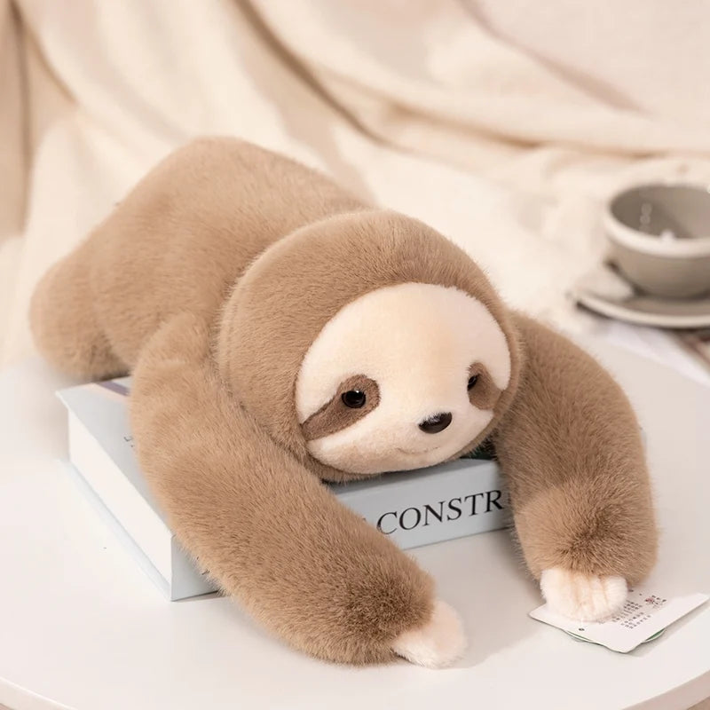 Long Arm Animal Plush Pillow - Soft Cuddly Stuffed Toy for Kids