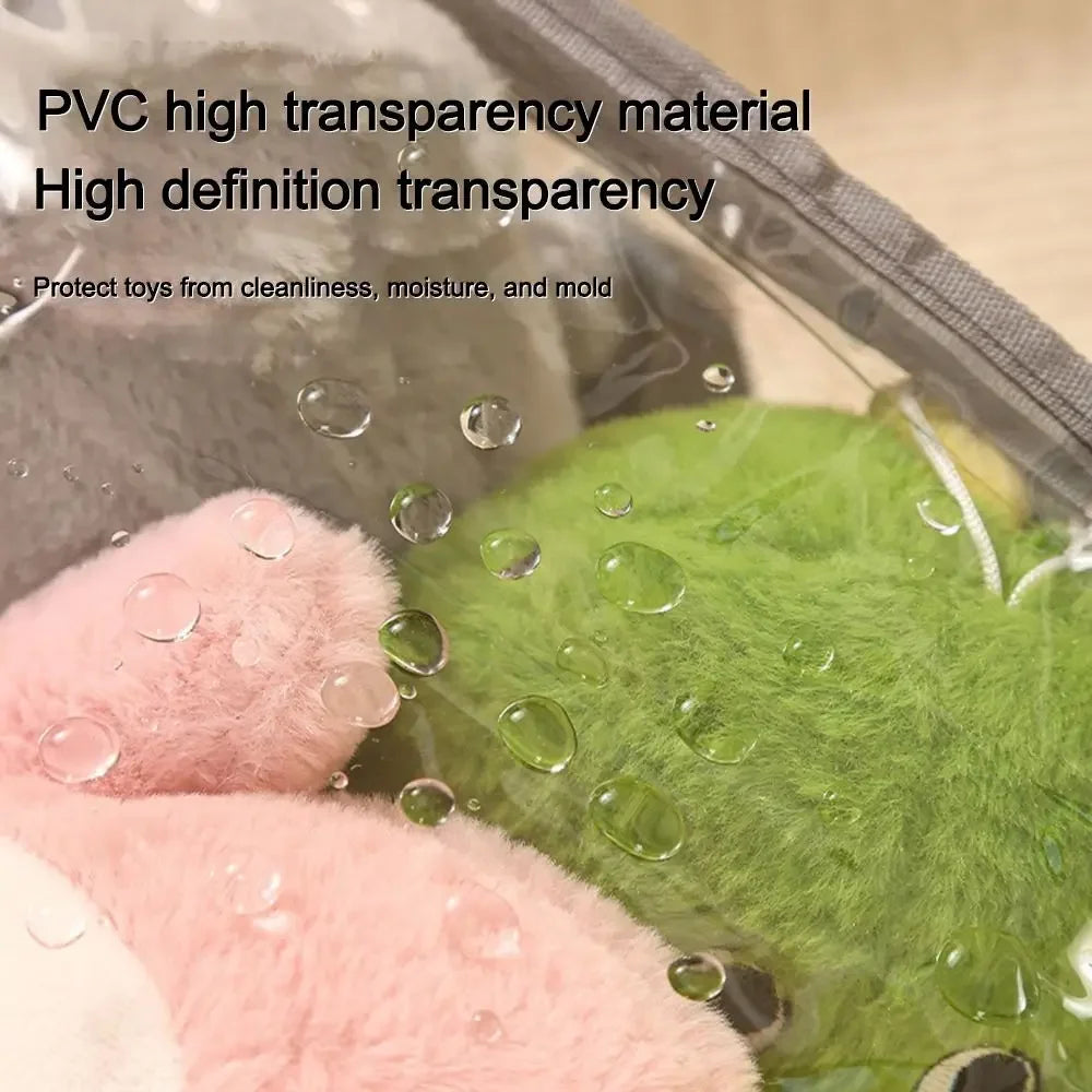 Clear PVC Toy Storage Box – Waterproof Foldable Organizer