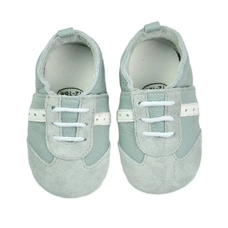 WildStep Leather Baby Moccasins | Animal Soft Sole First Walker Shoes 0-24M