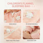 Warm Flannel Kids Sleepsack Pyjamas with Cute Cartoon Animal Prints