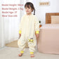 Warm Flannel Kids Sleepsack Pyjamas with Cute Cartoon Animal Prints