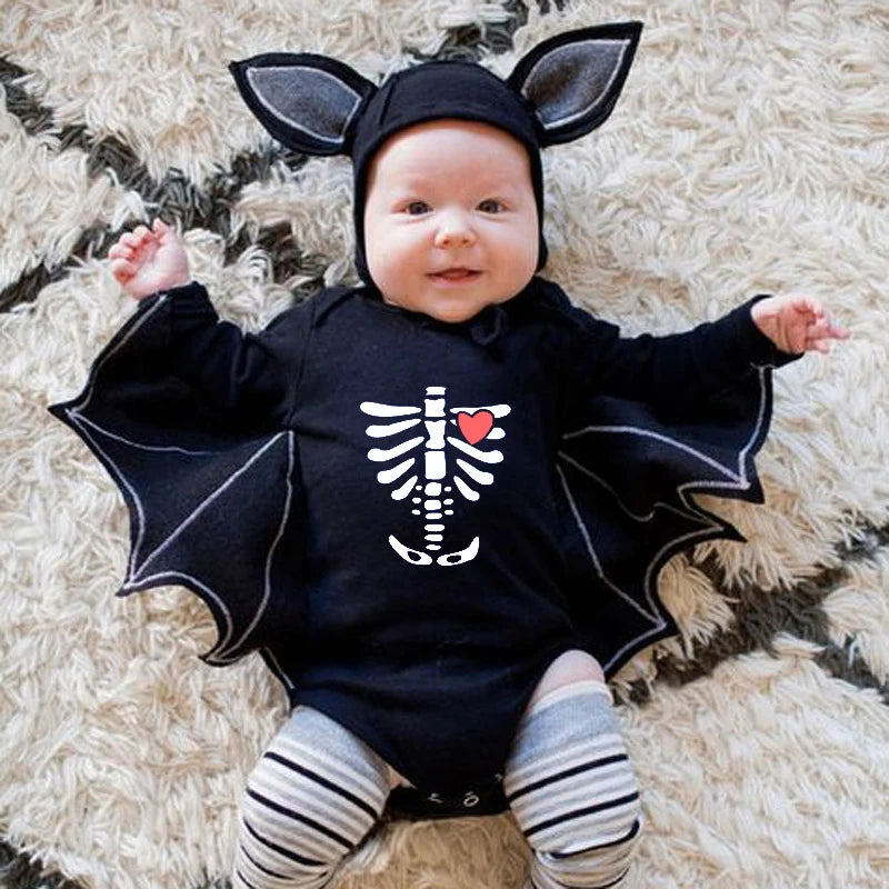 Halloween Baby Bat Romper