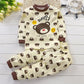 Cute Cartoon Cotton Pyjama Set for Autumn Bedtime & Everyday Lounging