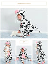 Kids Animal Onesie Pyjamas for Warm Winter Nights & Cozy Playtime