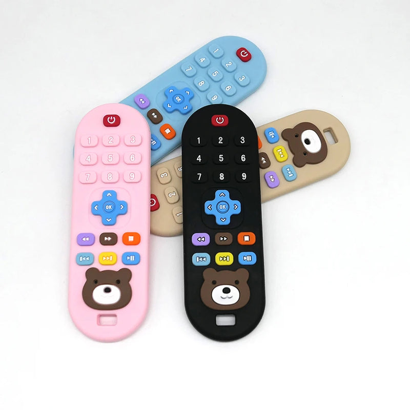 Silicone Baby Teething Remote | Fun Learning Toy for Infants