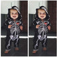 Skeleton Halloween Hooded Jumpsuit