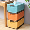Colorful Foldable Storage Crates with Lids