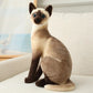 Cat Plush Toy - Soft Realistic Stuffed Cat for Kids & Nursery Decor