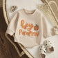 Embroidered Pumpkin Baby Romper