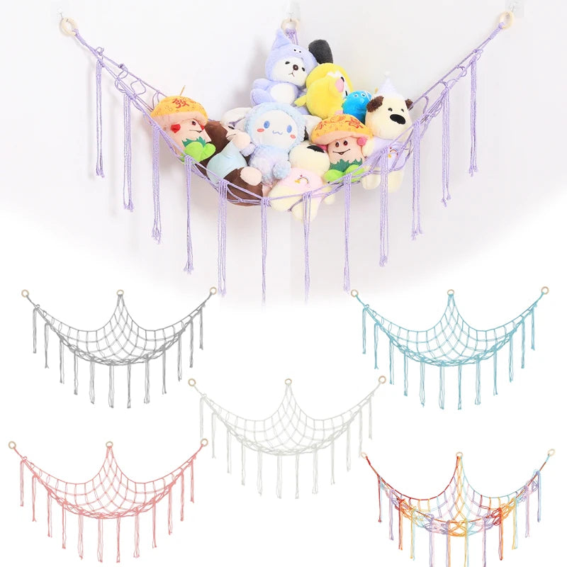 Corner Toy Hammock Net for Stuffed Animals