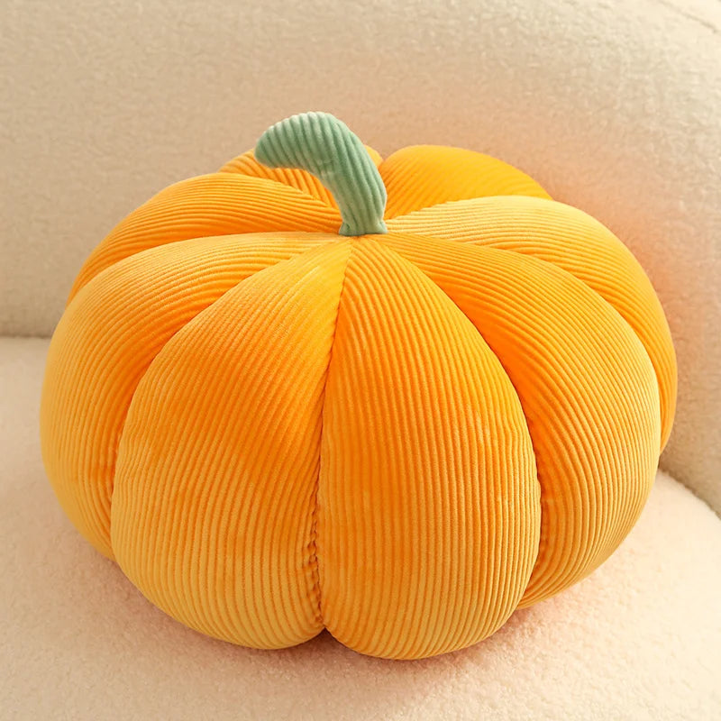 Pumpkin Plush Cushion - Soft Halloween Pumpkin Pillow for Kids & Home Decor