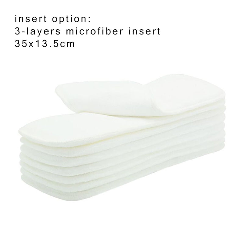 Triple-Layered Microfiber Diaper