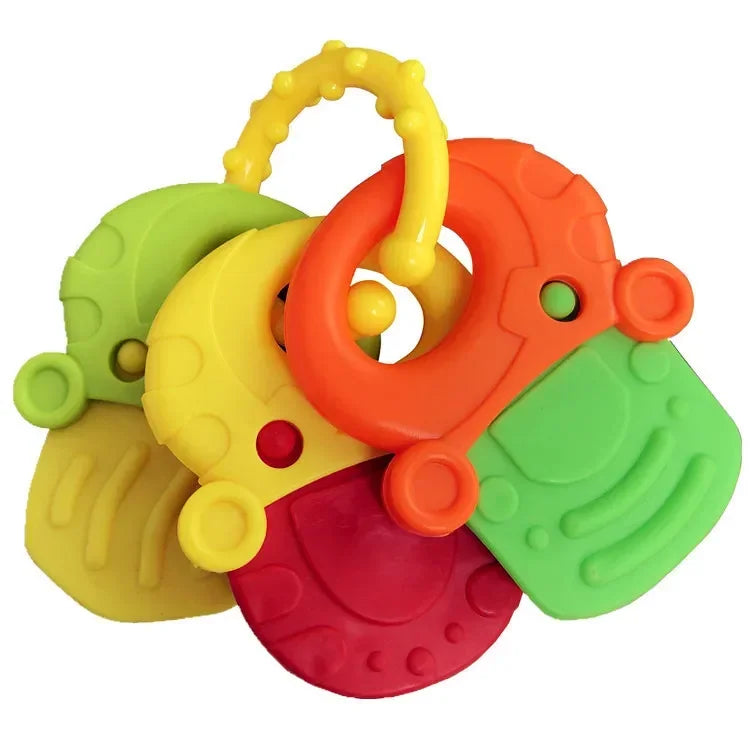 Fruit Silicone Baby Teether Toy Set