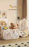 Foldable Mesh Toy Storage Basket