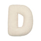 Lambswool Alphabet Pillows – Soft Plush Letter Cushion for Nursery and Playrooms