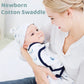 100% Cotton Newborn Swaddle Wrap for Calm, Cozy Sleep