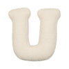 Lambswool Alphabet Pillows – Soft Plush Letter Cushion for Nursery and Playrooms