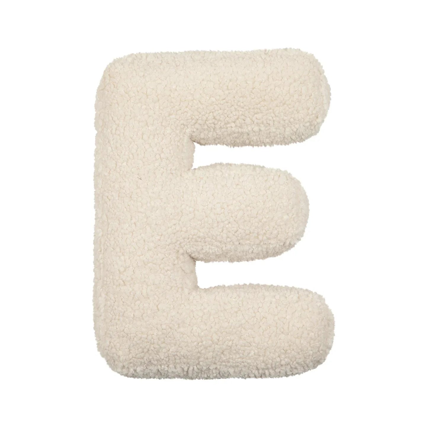 Lambswool Alphabet Pillows – Soft Plush Letter Cushion for Nursery and Playrooms