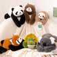 Long Arm Animal Plush Pillow - Soft Cuddly Stuffed Toy for Kids
