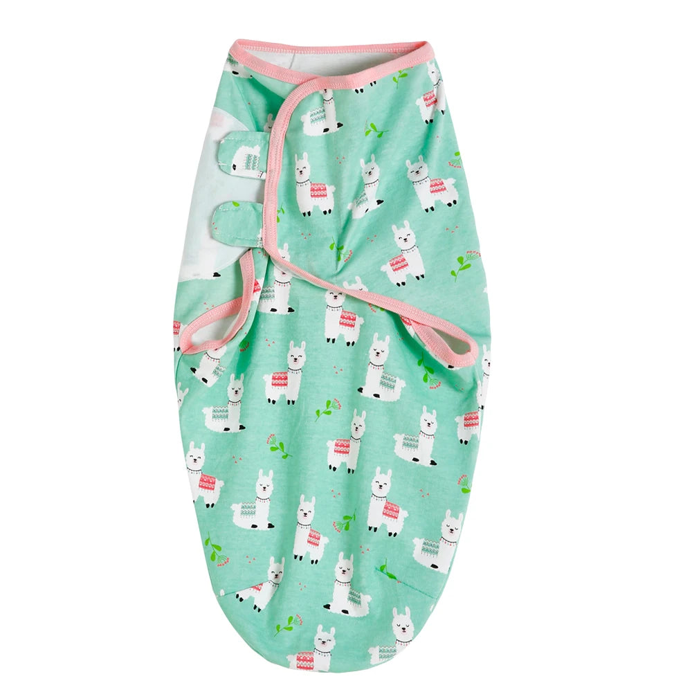100% Cotton Newborn Swaddle Wrap for Calm, Cozy Sleep