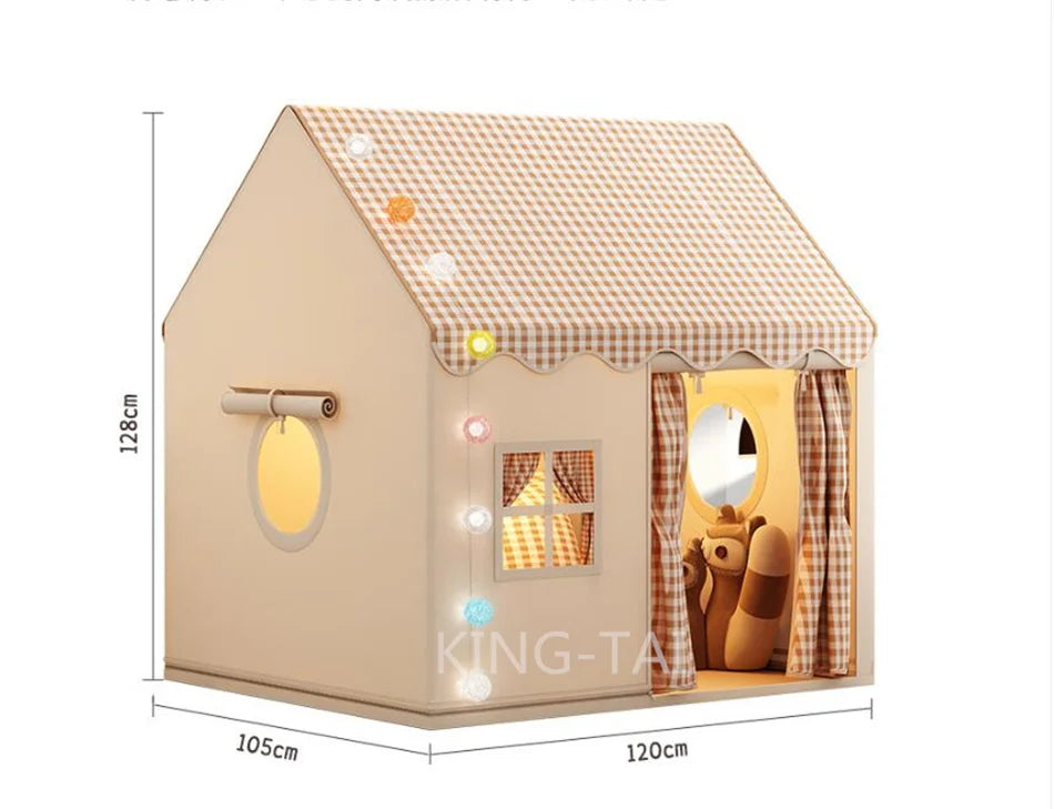 Kids Play Tent - Indoor Cubby House Tent for Playrooms & Bedrooms