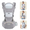 LunaFlex™ 6-in-1 Ergonomic Baby Carrier Backpack – Breathable Mesh Hipseat Infant Carrier (0–36 Months)