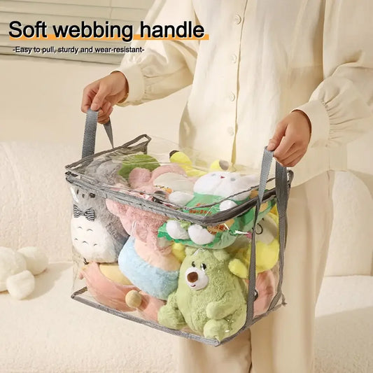 Clear PVC Toy Storage Box – Waterproof Foldable Organizer