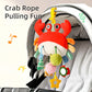 Hanging Baby Crib Toy Plush Bedbell with Pull String and Rattles