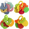 Fruit Silicone Baby Teether Toy Set