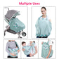 Adjustable Baby Wrap Carrier & Nursing Cover – Soft Breathable Sling (0–36 Months)