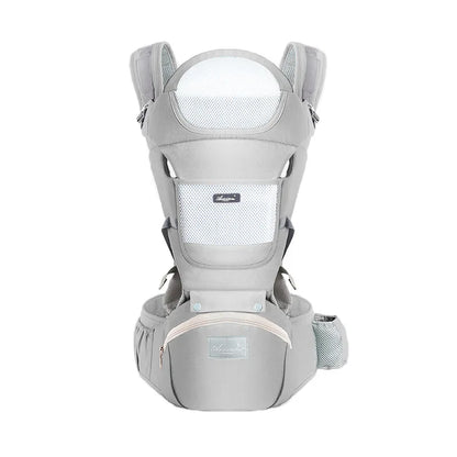 LunaFlex™ 6-in-1 Ergonomic Baby Carrier Backpack – Breathable Mesh Hipseat Infant Carrier (0–36 Months)