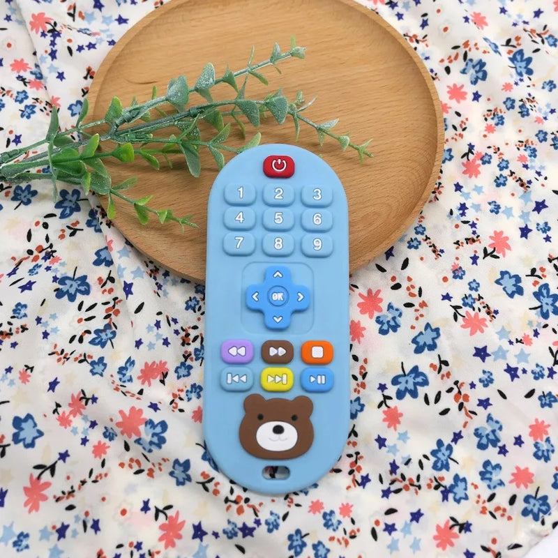 Silicone Baby Teething Remote | Fun Learning Toy for Infants