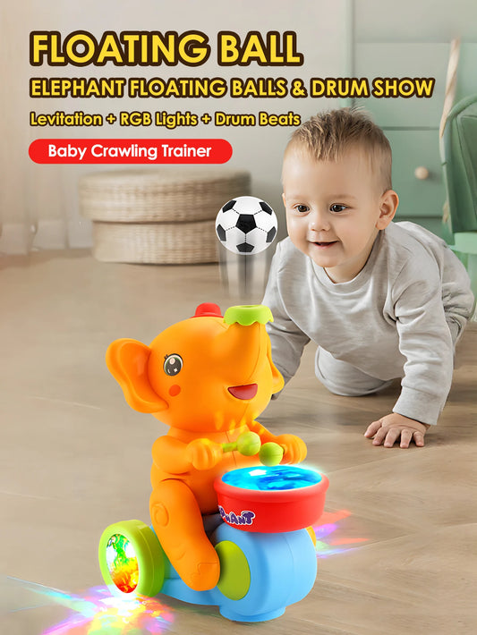 Elephant Floating Ball Toy with Lights and Music