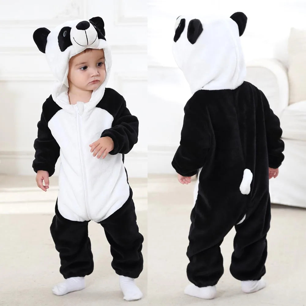 Kids Animal Onesie Pyjamas for Warm Winter Nights & Cozy Playtime