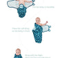 100% Cotton Newborn Swaddle Wrap for Calm, Cozy Sleep