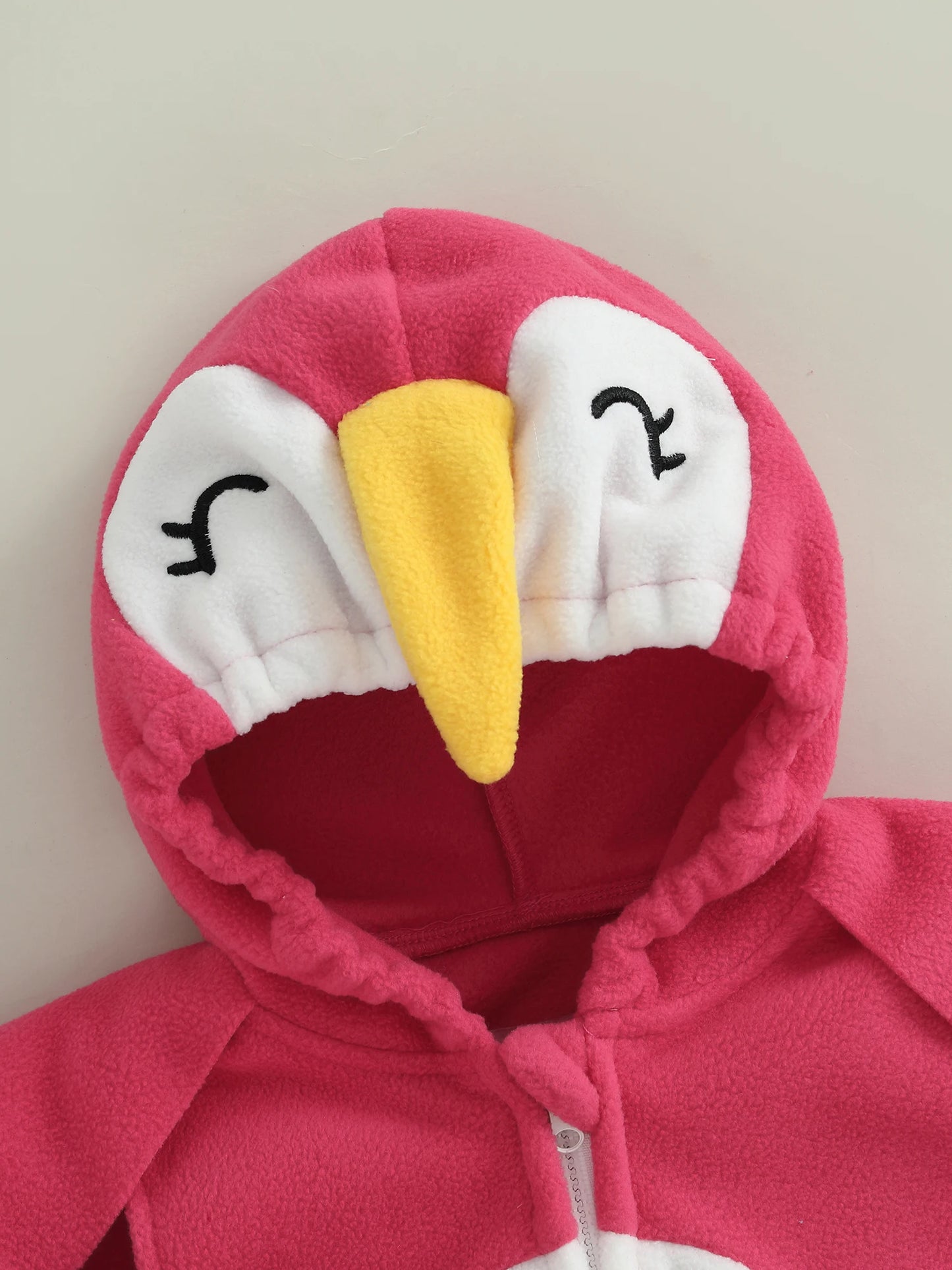 Baby Bird Costume Romper - Hooded Parrot Outfit with Wing Sleeves & Socks